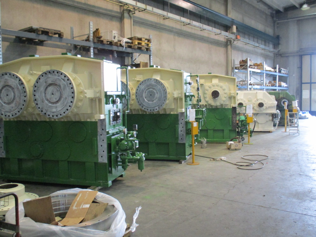 gearboxes sugars sector - gearboxes for dehydration press